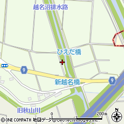 栃木県佐野市越名町49-3周辺の地図