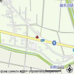 栃木県佐野市越名町113-5周辺の地図