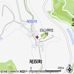 石川県加賀市尾俣町ル周辺の地図