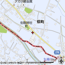 栃木県足利市県町1112周辺の地図