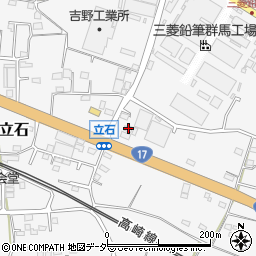 群馬県藤岡市立石1167周辺の地図