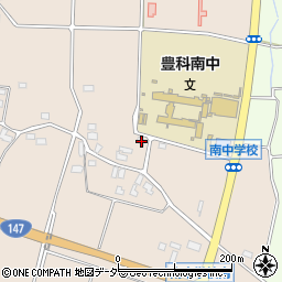 長野県安曇野市豊科1490周辺の地図