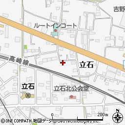 群馬県藤岡市立石1475-2周辺の地図