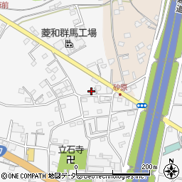 群馬県藤岡市立石1054-2周辺の地図