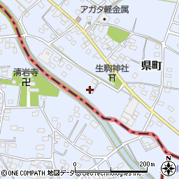 栃木県足利市県町1130-3周辺の地図