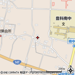 長野県安曇野市豊科1494周辺の地図