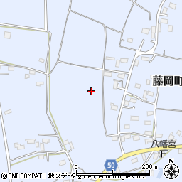 栃木県栃木市藤岡町中根周辺の地図