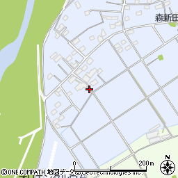 群馬県藤岡市森新田379-5周辺の地図