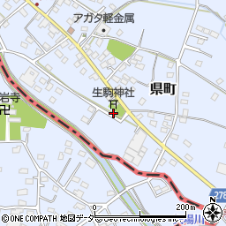 栃木県足利市県町1123周辺の地図