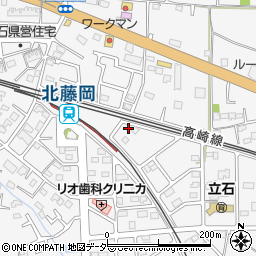 群馬県藤岡市立石576周辺の地図