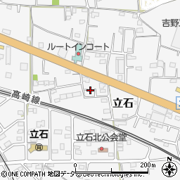 群馬県藤岡市立石1477周辺の地図