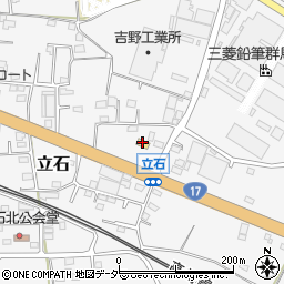 セブンイレブン藤岡立石店周辺の地図