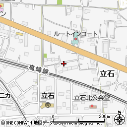群馬県藤岡市立石749-2周辺の地図
