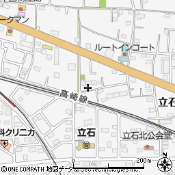 群馬県藤岡市立石742周辺の地図