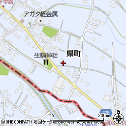 栃木県足利市県町1102-7周辺の地図