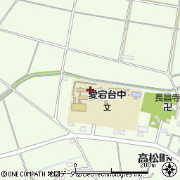 足利市立愛宕台中学校周辺の地図