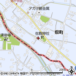 栃木県足利市県町1126周辺の地図