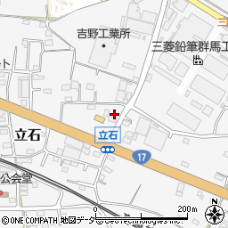 群馬県藤岡市立石1500周辺の地図