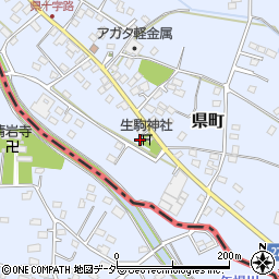 栃木県足利市県町1172-3周辺の地図