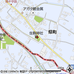 栃木県足利市県町1173周辺の地図