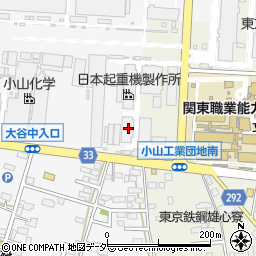 栃木県小山市横倉新田303周辺の地図
