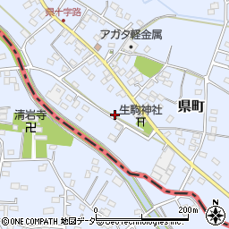 栃木県足利市県町1129周辺の地図