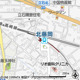 群馬県藤岡市立石558周辺の地図