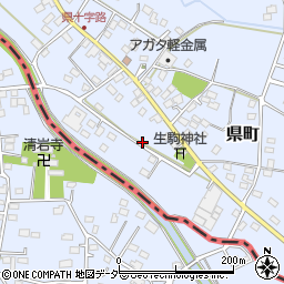 栃木県足利市県町1128周辺の地図