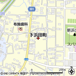 群馬県太田市下浜田町1057-6周辺の地図