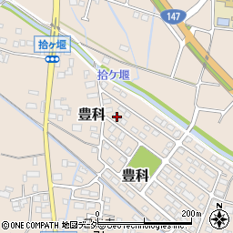 長野県安曇野市豊科1154-1周辺の地図