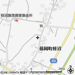 栃木県栃木市藤岡町蛭沼1536-1周辺の地図