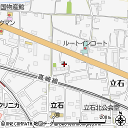 群馬県藤岡市立石738-12周辺の地図