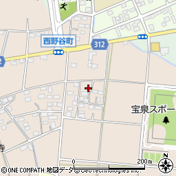 群馬県太田市西野谷町119-1周辺の地図