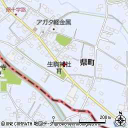 栃木県足利市県町1174周辺の地図