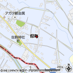 栃木県足利市県町1100-2周辺の地図