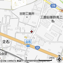 群馬県藤岡市立石1501周辺の地図