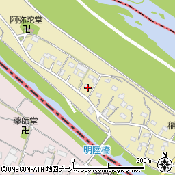 栃木県足利市野田町329周辺の地図