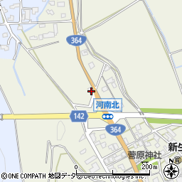 石川県加賀市河南町ル98周辺の地図