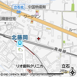 群馬県藤岡市立石623周辺の地図