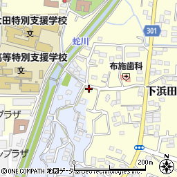 群馬県太田市下浜田町1226-2周辺の地図