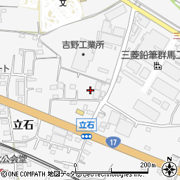 群馬県藤岡市立石1503-7周辺の地図