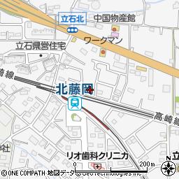 群馬県藤岡市立石572-11周辺の地図