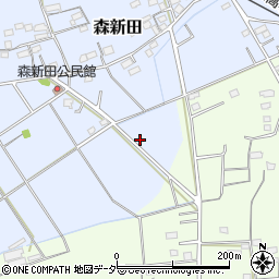 群馬県藤岡市森新田312周辺の地図