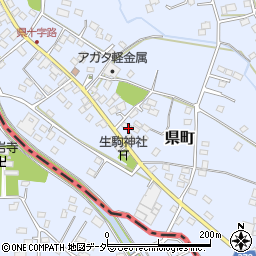 栃木県足利市県町1175周辺の地図