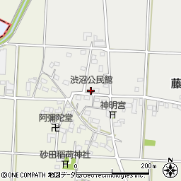 渋沼公民館周辺の地図