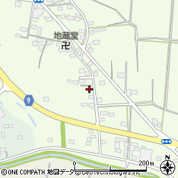 栃木県佐野市越名町210周辺の地図