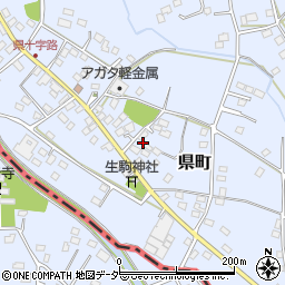 栃木県足利市県町1176周辺の地図