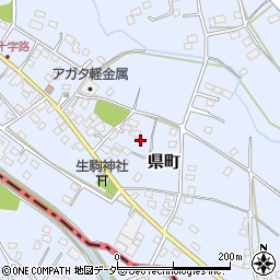 栃木県足利市県町1177-1周辺の地図