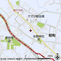 栃木県足利市県町1191周辺の地図