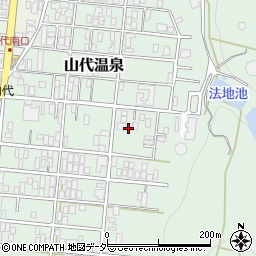 石川県加賀市山代温泉ヌ周辺の地図